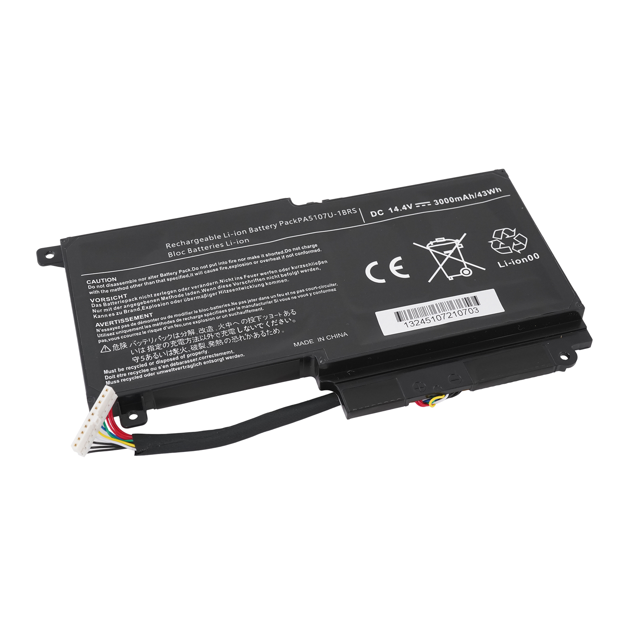 фото Аккумулятор pa5107u-1brs для toshiba и др. 3000mah azerty