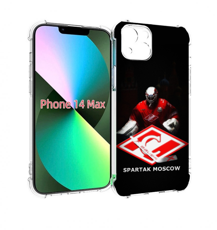 

Чехол MyPads спартак хоккеи мужской для iPhone 14 Plus (6.7), Прозрачный, Tocco