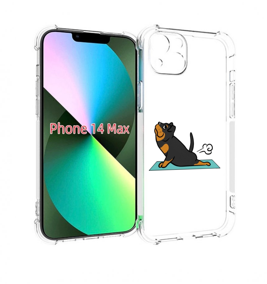 

Чехол MyPads спортивная-собачка для iPhone 14 Plus (6.7), Прозрачный, Tocco