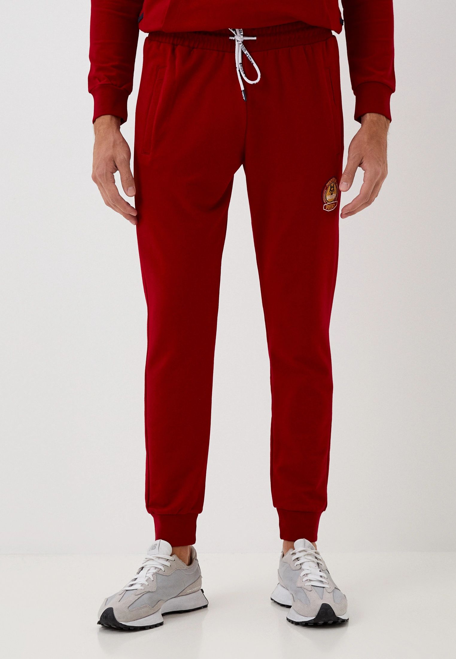 

Спортивные брюки мужские BAWER WB014 красные M, Красный, WB014