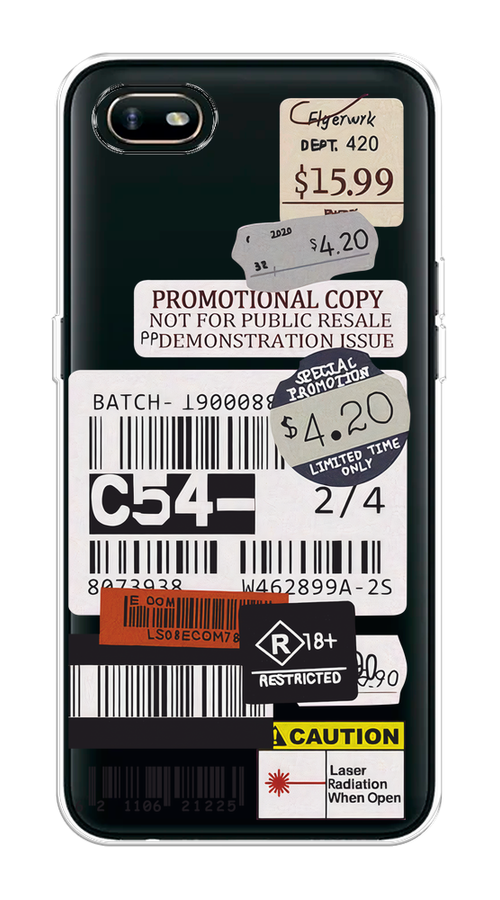 

Чехол на Oppo A1k "Flight to Paris", Серый;бежевый, 252150-1