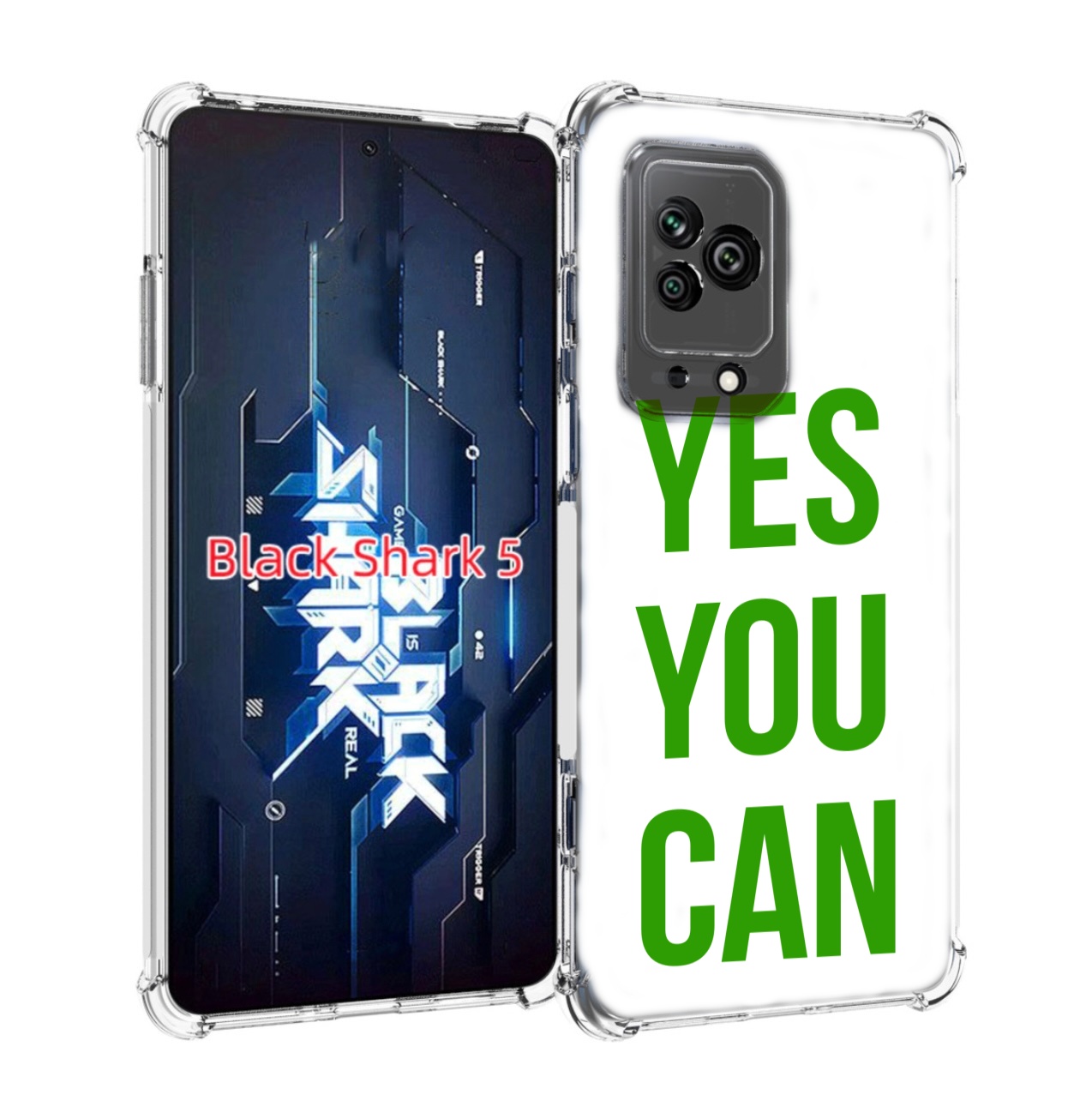 

Чехол MyPads да-ты-можешь для Xiaomi Black Shark 5, Прозрачный, Tocco