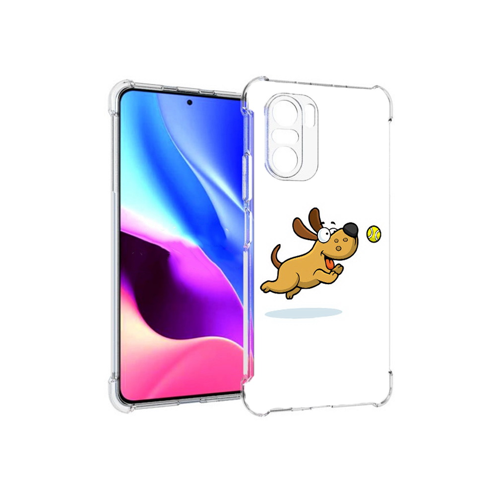 

Чехол MyPads Tocco для Xiaomi Redmi K40 пёсик (PT158239.260.563), Прозрачный, Tocco