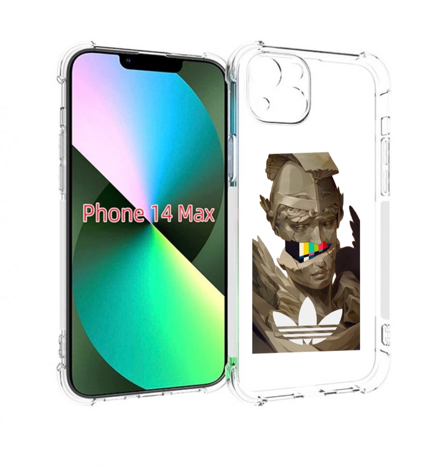 

Чехол MyPads статуя-адидас для iPhone 14 Plus (6.7), Прозрачный, Tocco