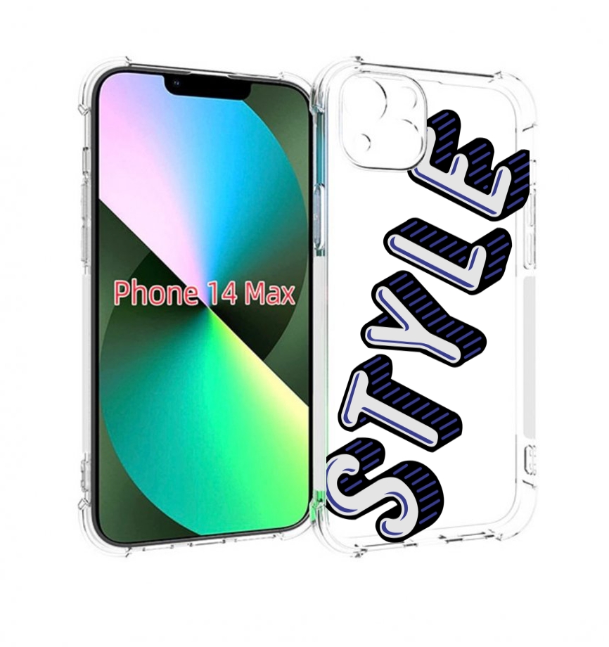 

Чехол MyPads стиль для iPhone 14 Plus (6.7), Прозрачный, Tocco