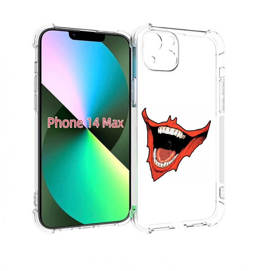 

Чехол MyPads страшная-улыбка для iPhone 14 Plus (6.7), Прозрачный, Tocco