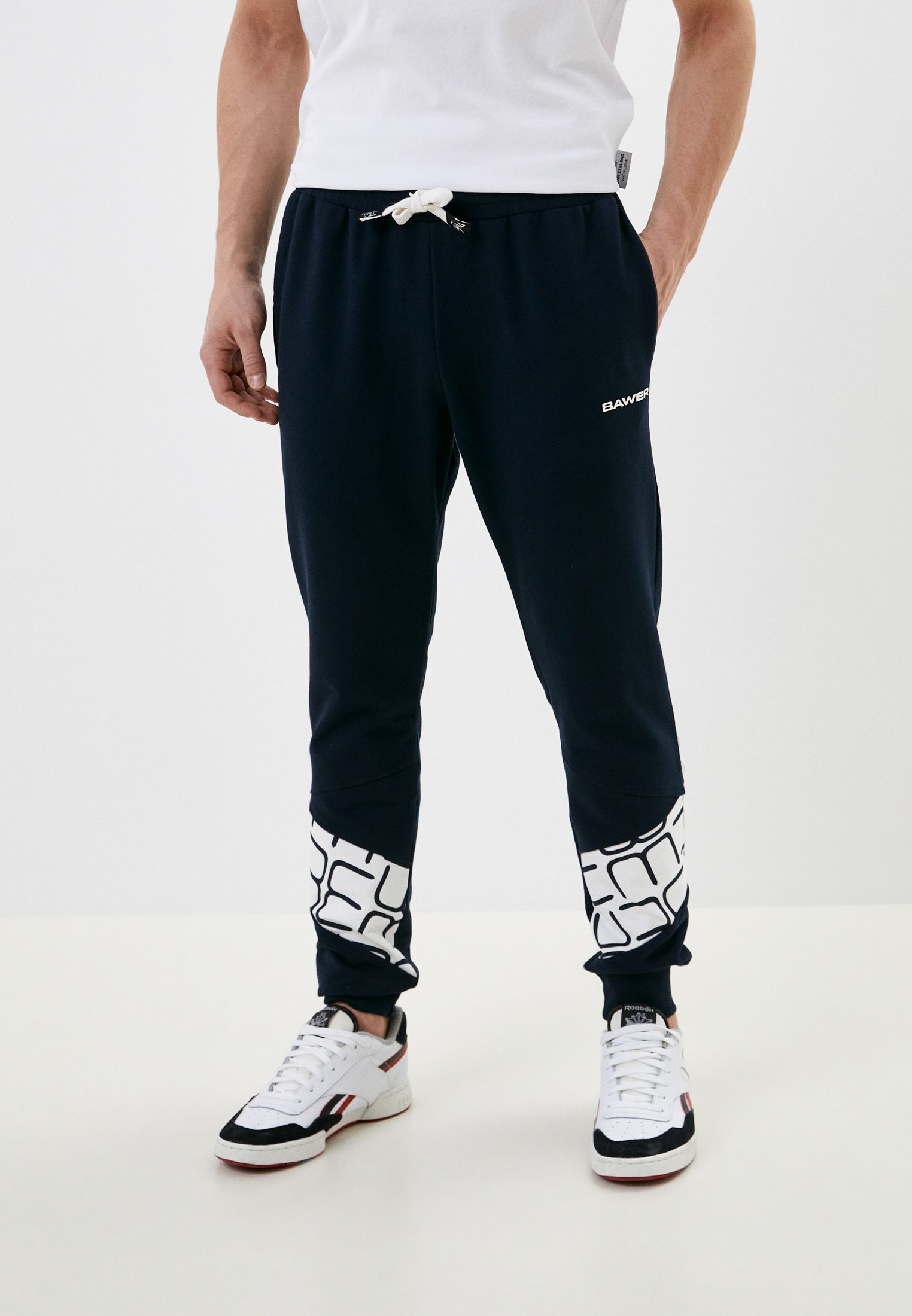 

Спортивные брюки мужские BAWER WB015 синие L, Синий, WB015
