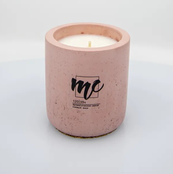 фото Ароматическая свеча maxchoice scented candle fragrance melon and lychee аромат дыня и личи