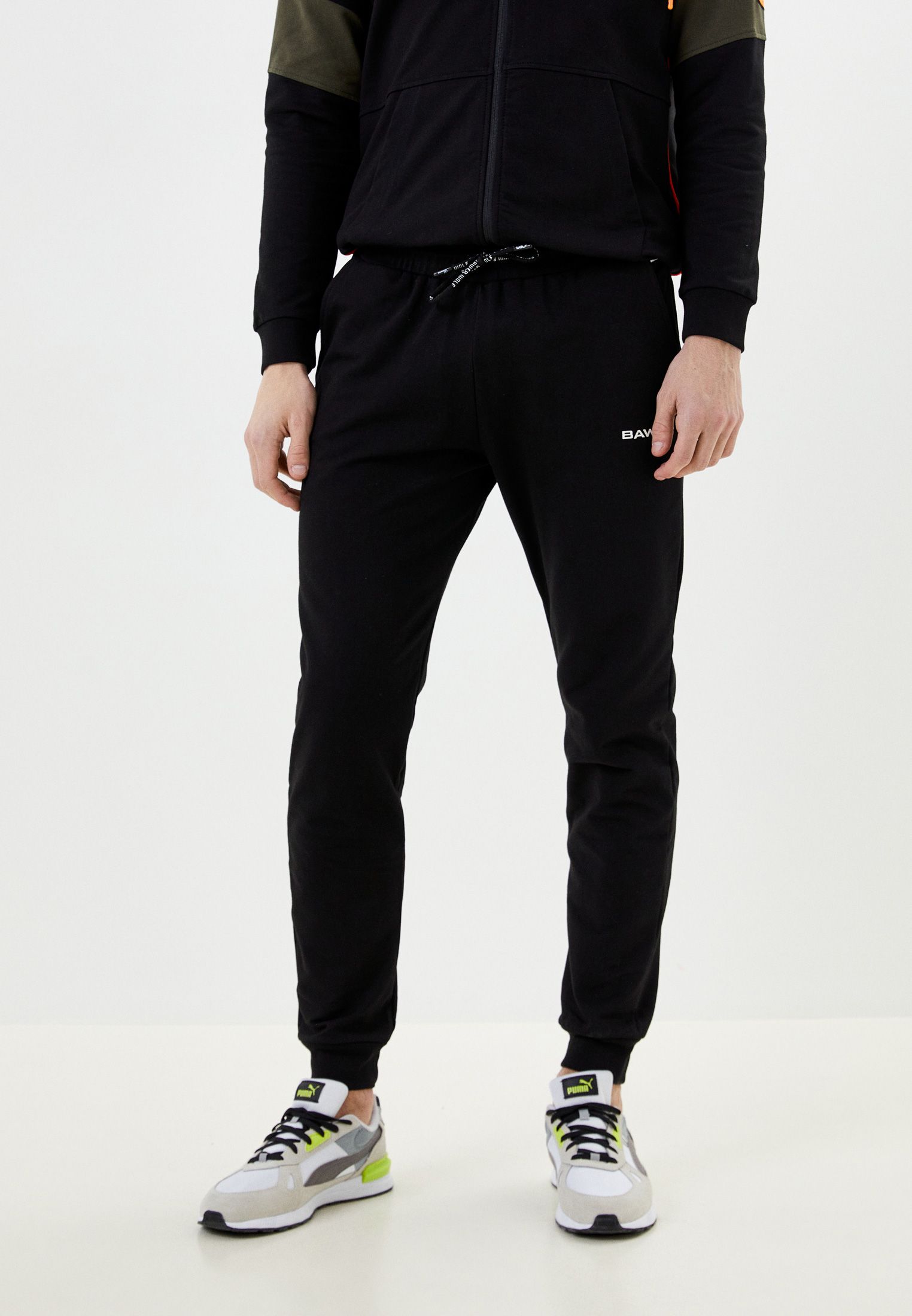

Спортивные брюки мужские BAWER WB016 черные 3XL, Черный, WB016