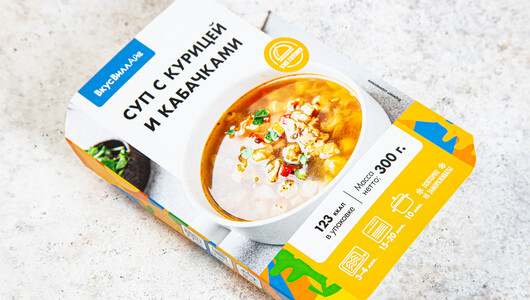 

Суп ВкусВиллАйс с курицей и кабачками замороженный 300 г