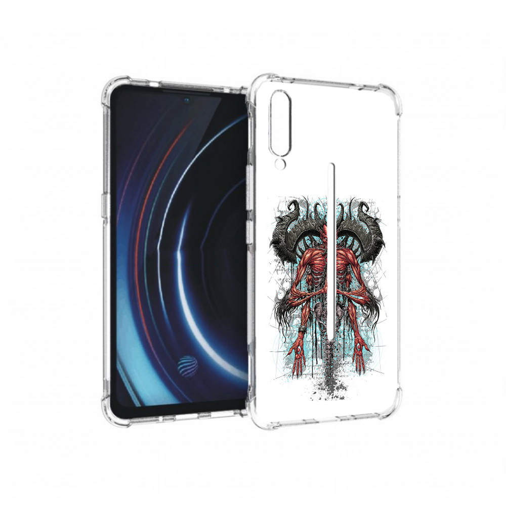 

Чехол MyPads Tocco для Vivo iQOO дьявол (PT226955.389.340), Прозрачный, Tocco