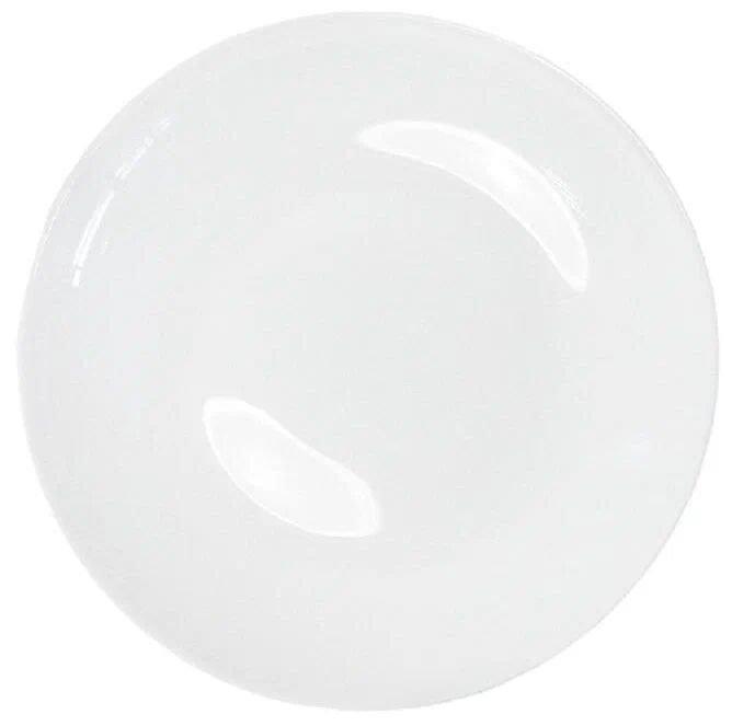 Тарелка десертная d=19,5см,форма Купол, стеклокерамика, белая, (MFG195-2)