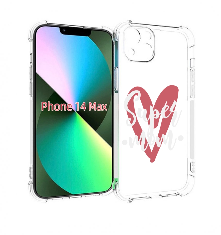 

Чехол MyPads супер-мать для iPhone 14 Plus (6.7), Прозрачный, Tocco