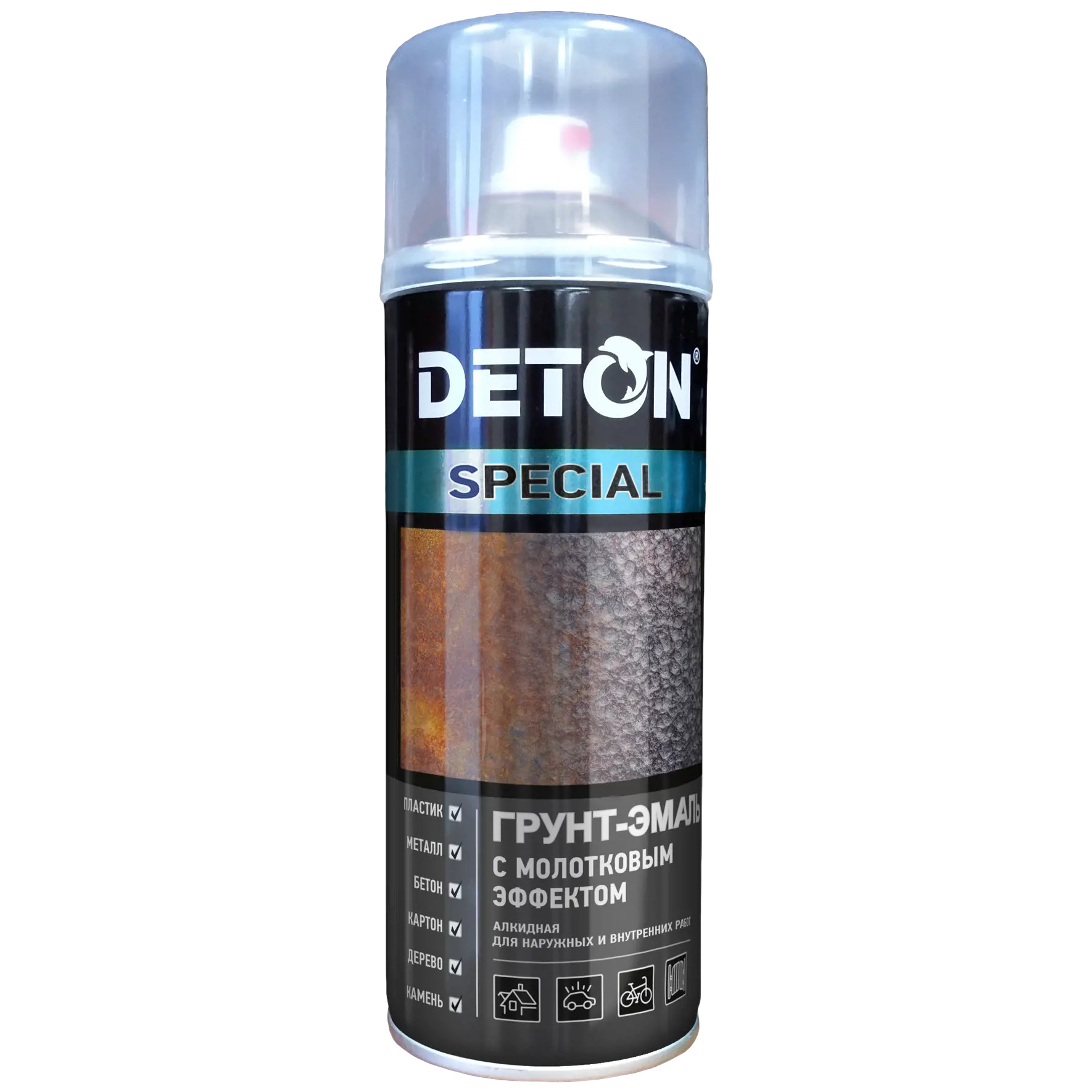 

Грунт-Эмаль Молотковый Deton Art Черный 520 Мл DETON арт. DTN-A70145