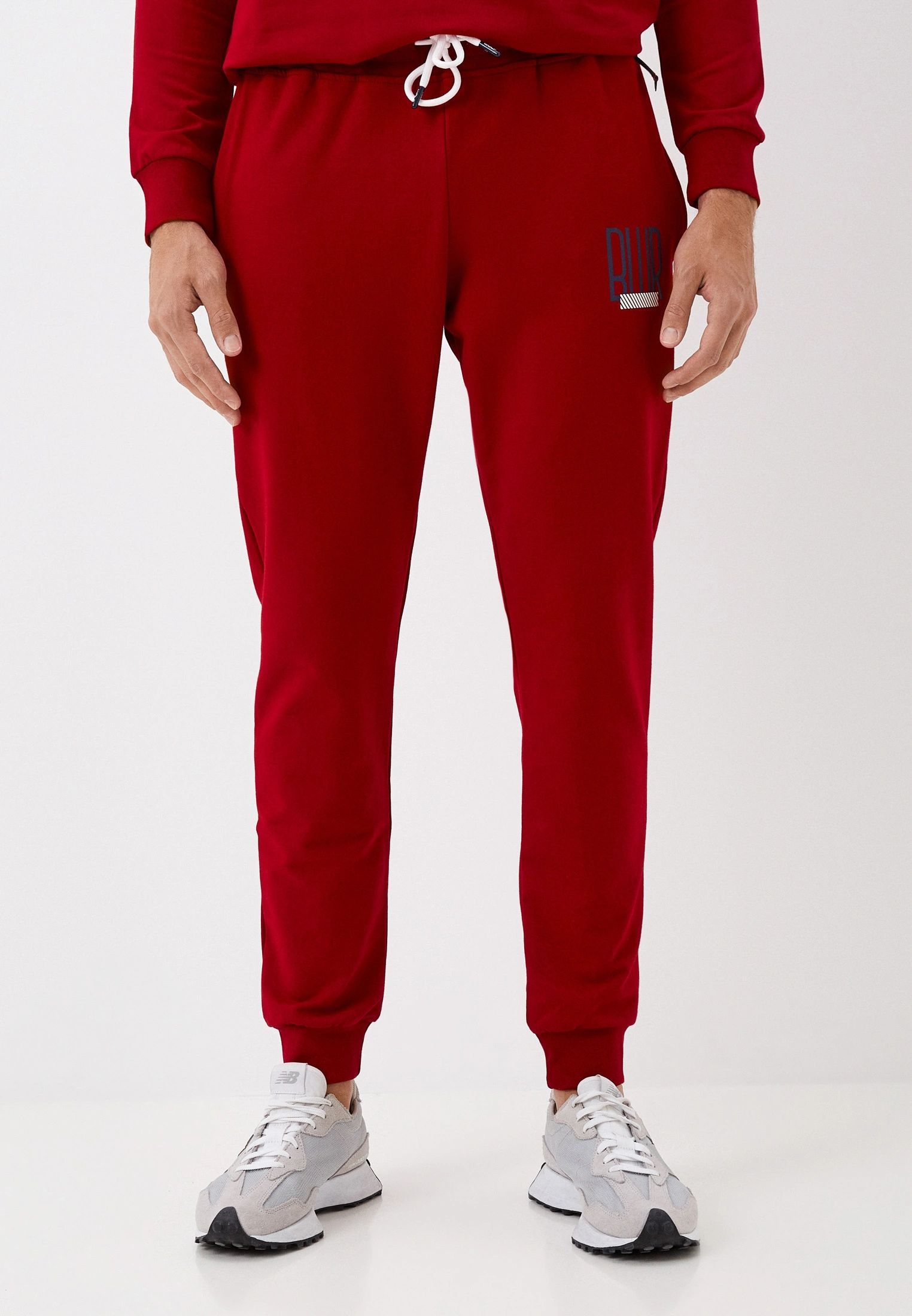 

Спортивные брюки мужские BAWER WB017 красные 3XL, Красный, WB017