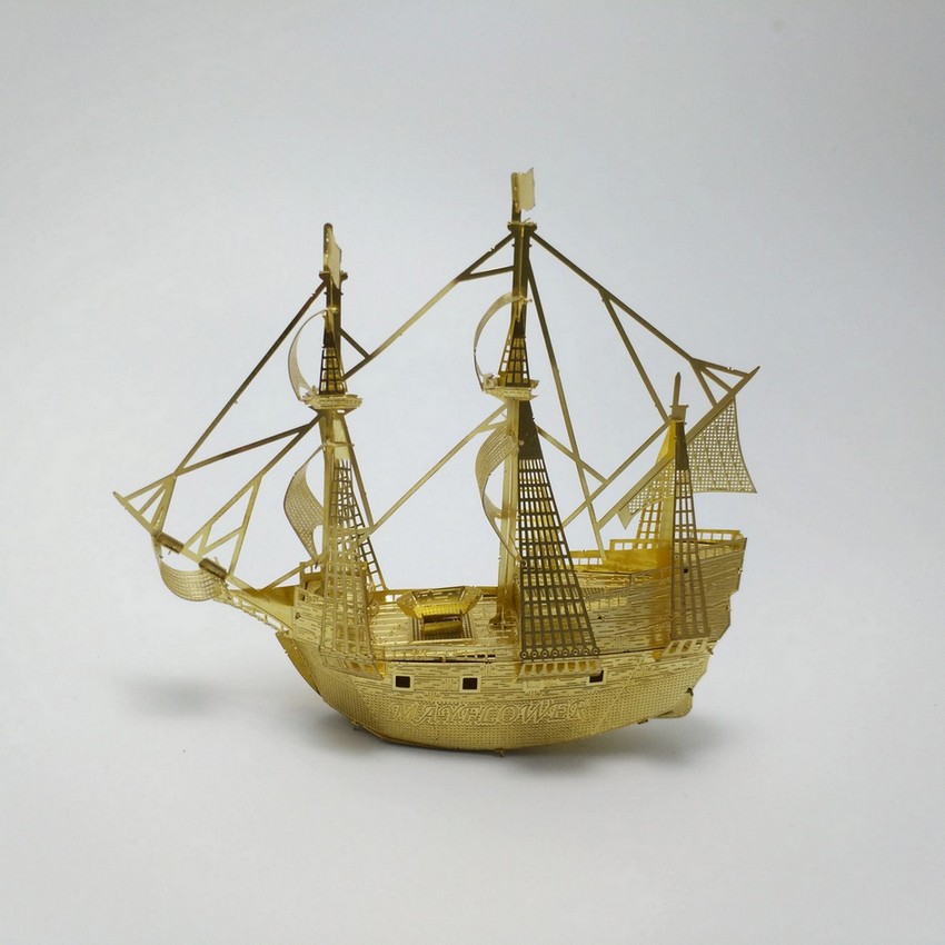 Nanyuan Indusrey Объемная металлическая 3D модель Mayflower P-Mayflower 10x9.5x2.3 см от
