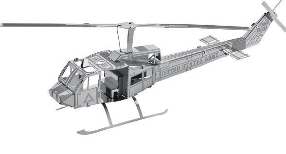 Nanyuan Indusrey Объемная металлическая 3D модель UH-1 вертолет американских ВВС K0049 13.