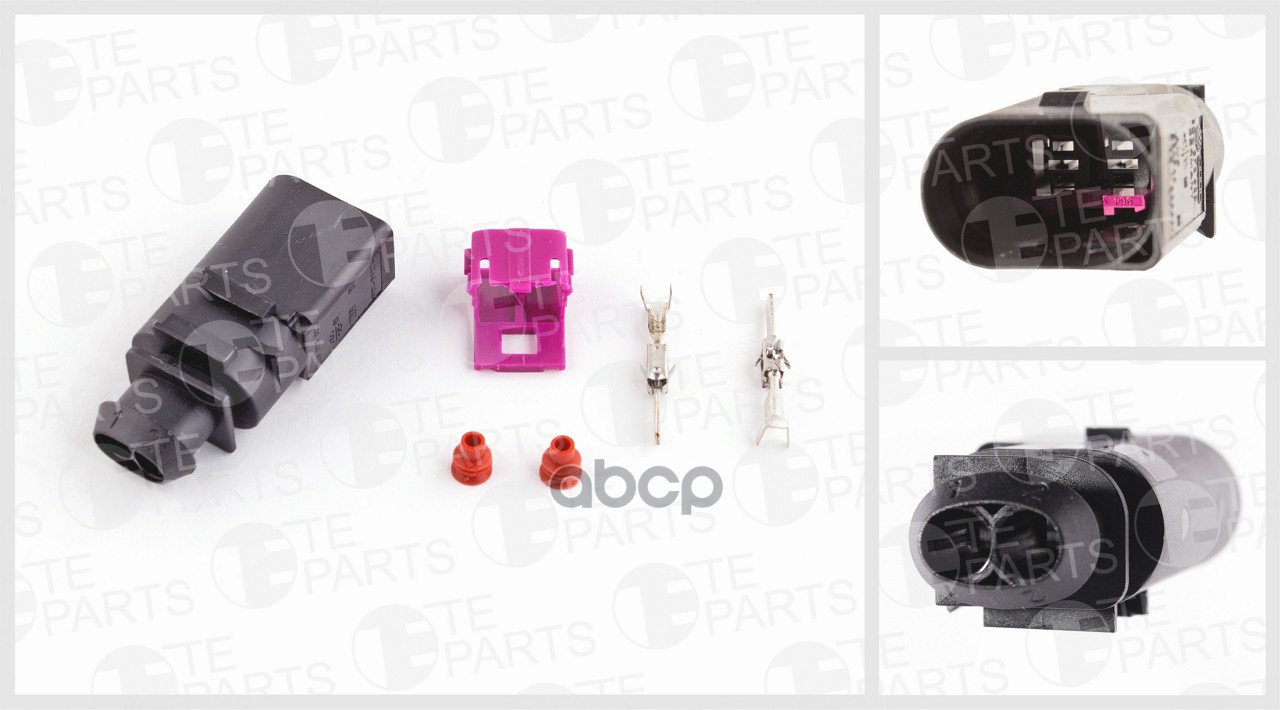 

TEPARTS 7810637 Разъём 2х контактный (ответная часть 7810636)(комплектация 2-pin, 2 уплотн