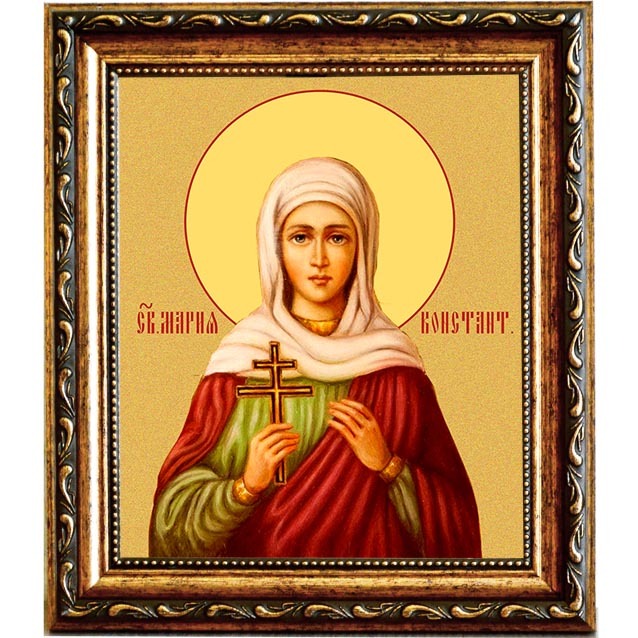 

Мария Константинопольская (Патрикия) святая мученица. Икона на холсте.