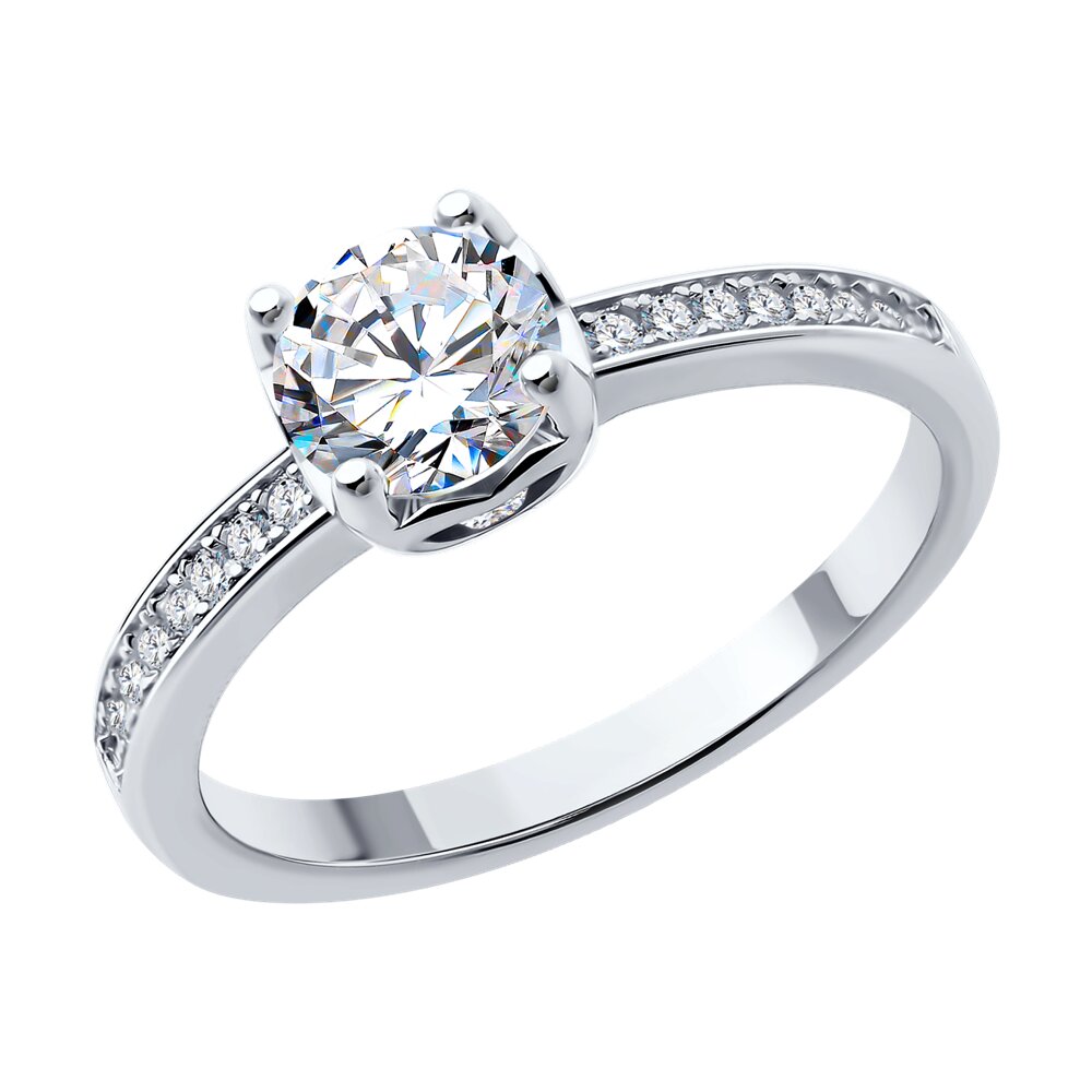 

Кольцо из серебра р. , SOKOLOV 94013949-91, фианит, 94013949-91