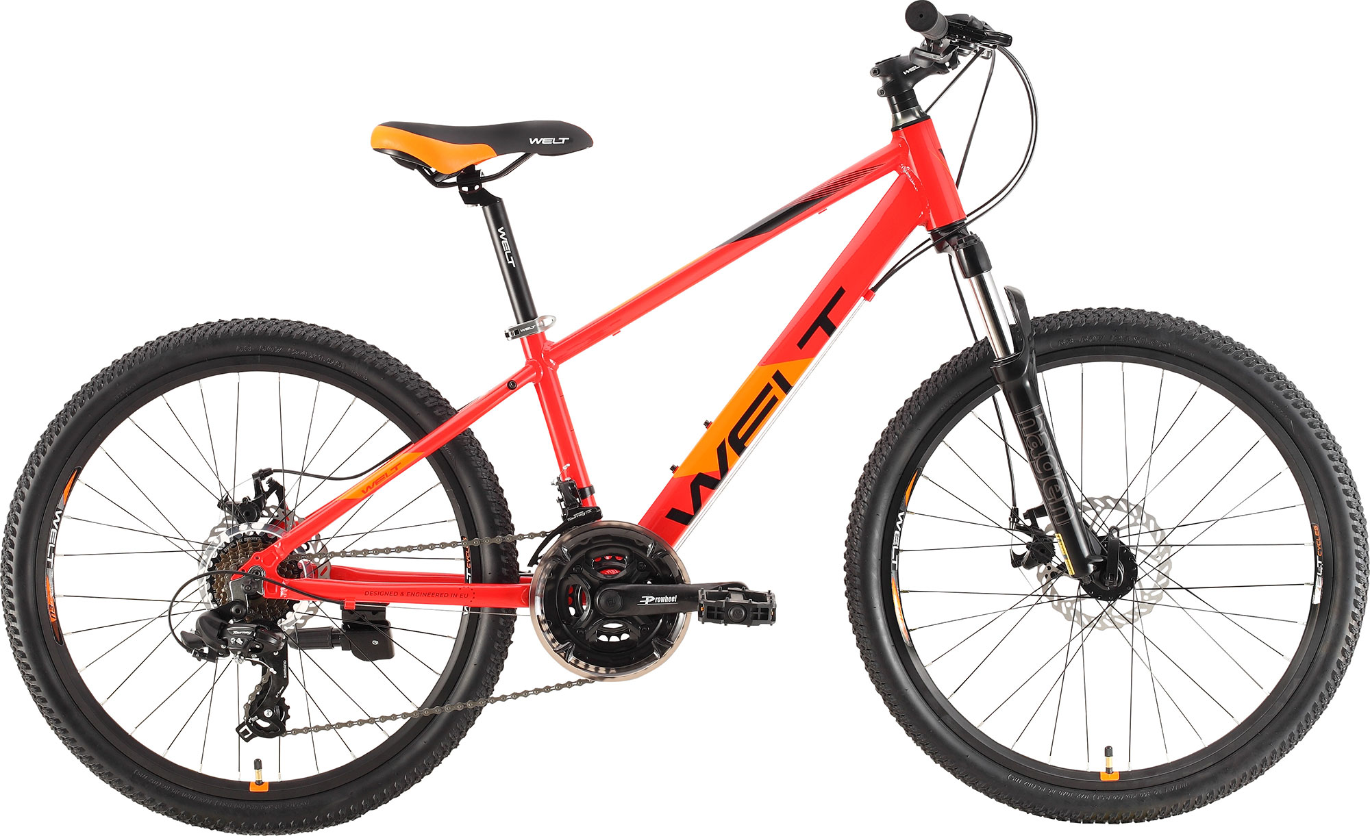 

Велосипед Welt Peak 24 Disc 2021 One Size fire red, Peak 24 Disc