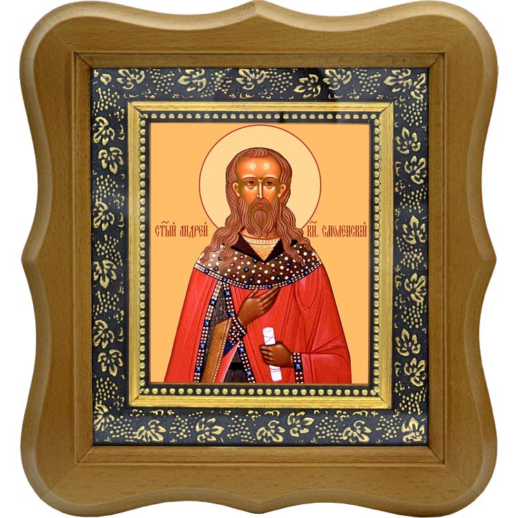 

Андрей Смоленский, Переяславский, благоверный князь. Икона на холсте.