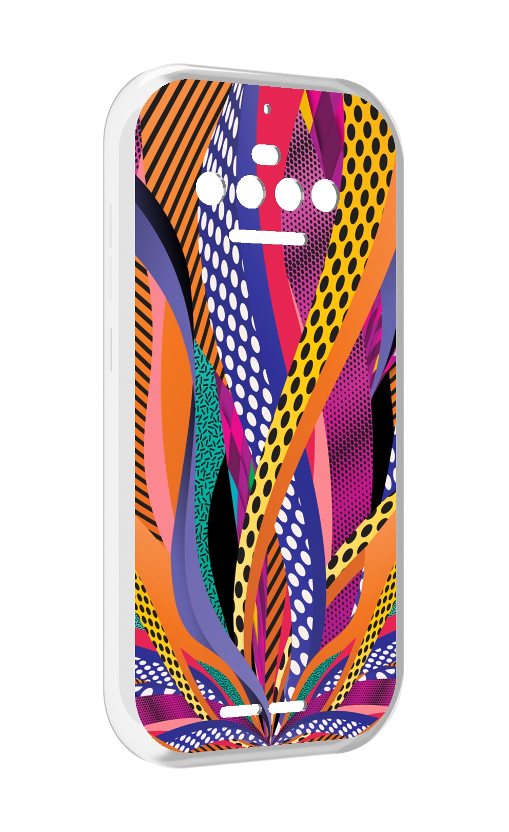 

Чехол MyPads разноцветные щупальца для Oukitel F150 R2022, Прозрачный, Tocco