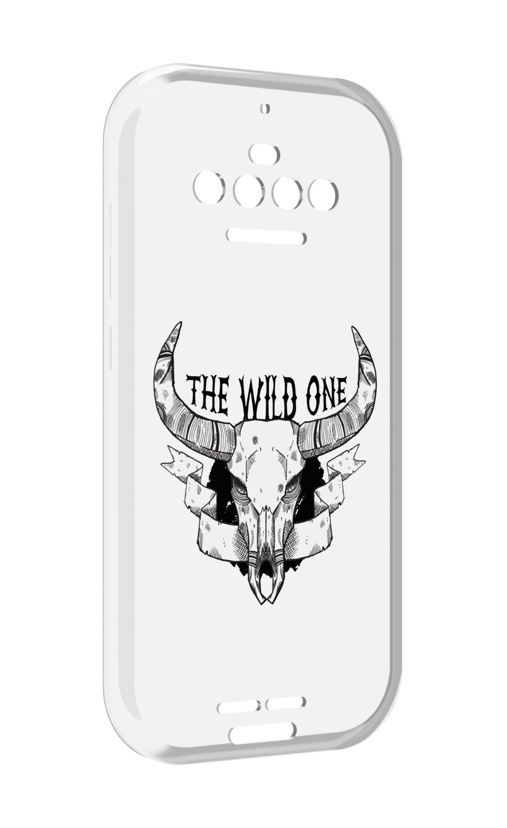

Чехол MyPads рогатый-череп-оленя для Oukitel F150 R2022, Прозрачный, Tocco