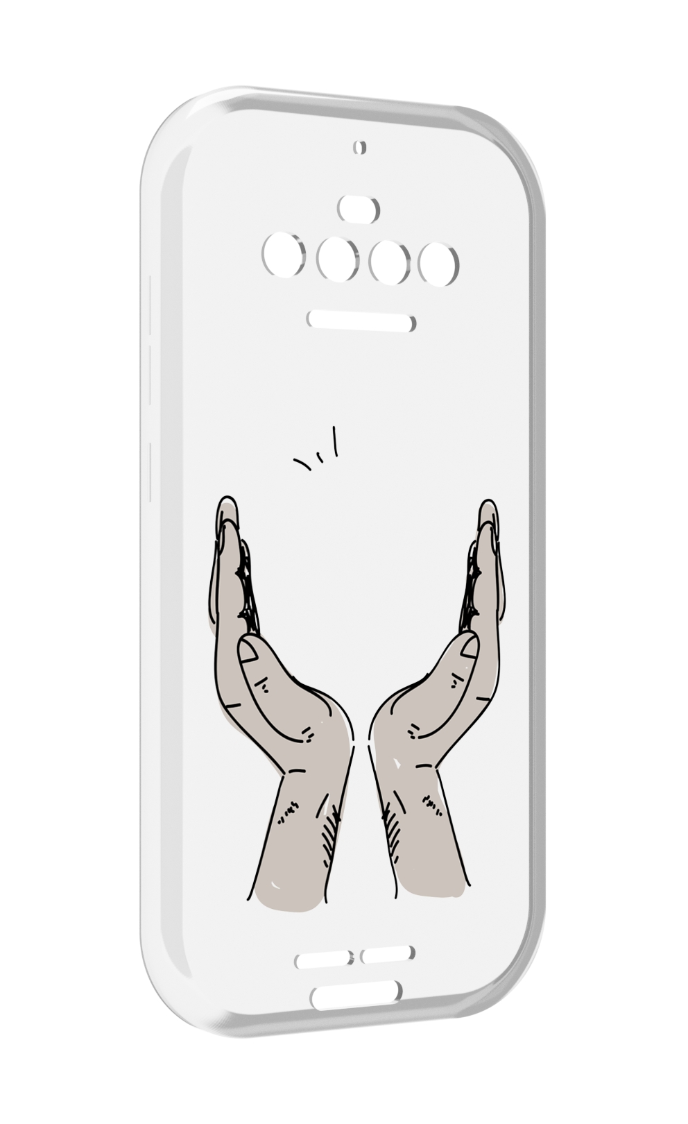 

Чехол MyPads руки-тянутся-к-небу для Oukitel F150 R2022, Прозрачный, Tocco