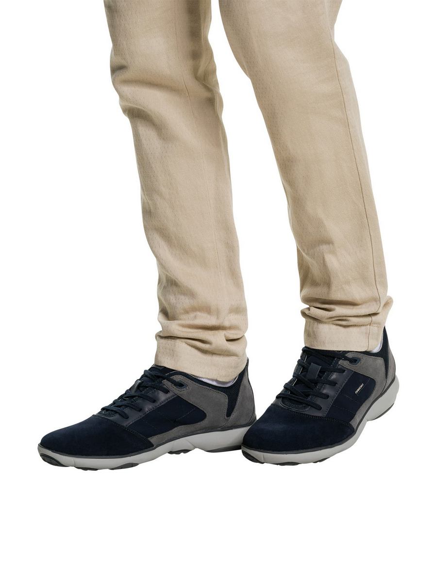 

Кроссовки мужские GEOX 001291397 синие 39 EU, Синий, 001291397