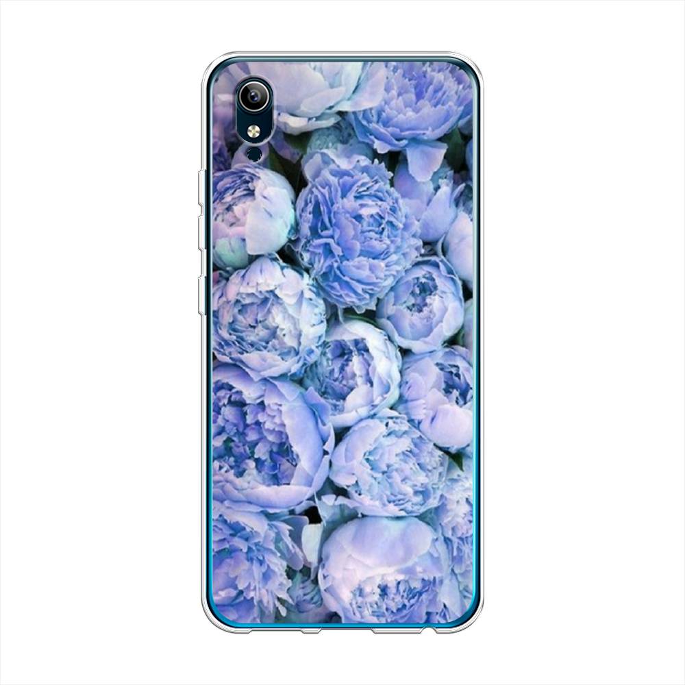 

Чехол Awog на Vivo Y91c "Пионы голубые", Разноцветный, 262850-8