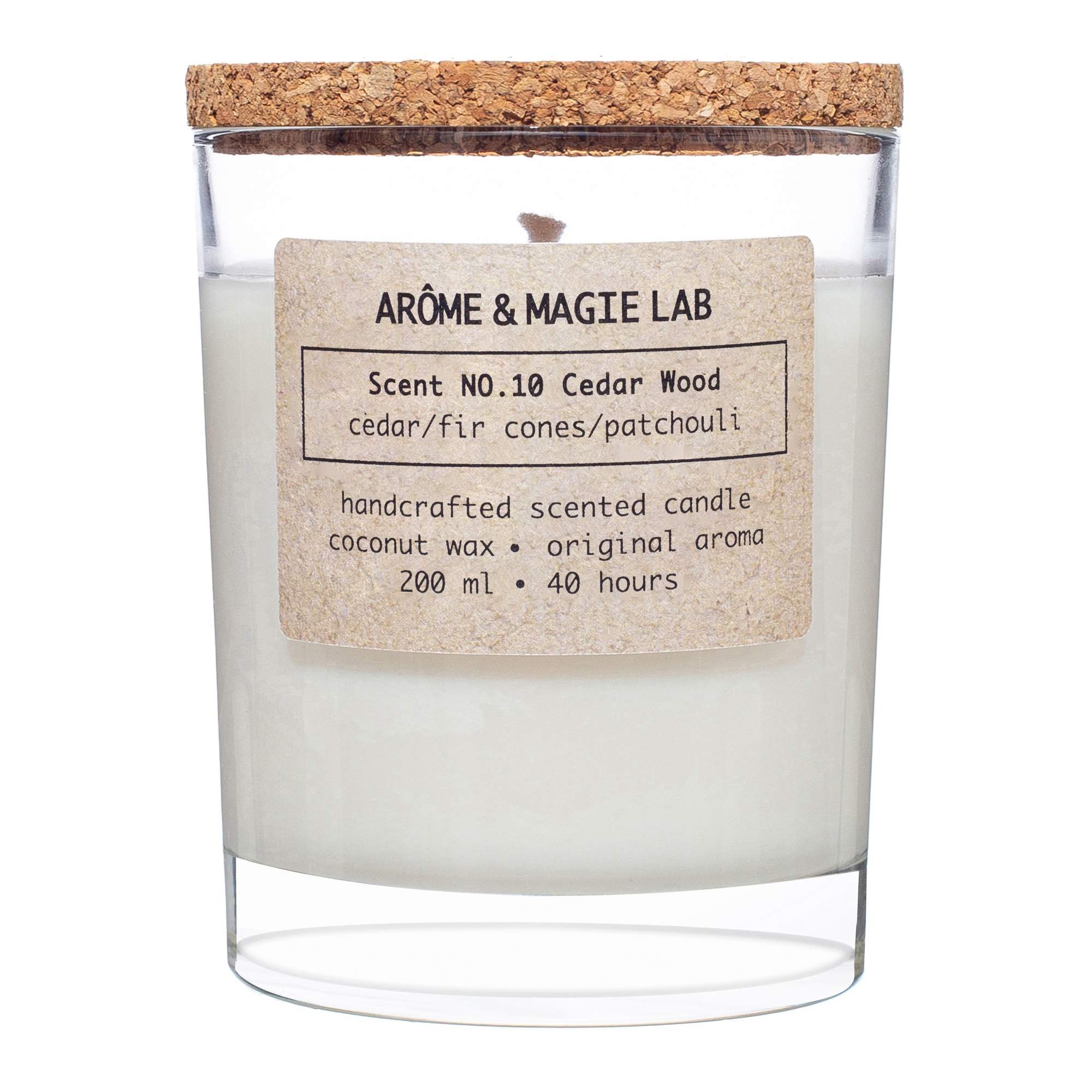 

Свеча ароматическая ARME & MAGIE LAB Scent NO.10 Cedar Wood 200 мл, AM2
