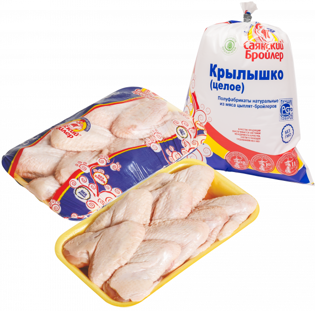 

Крылышко цыпленка-бройлера Саянский бройлер замороженное +-1 кг