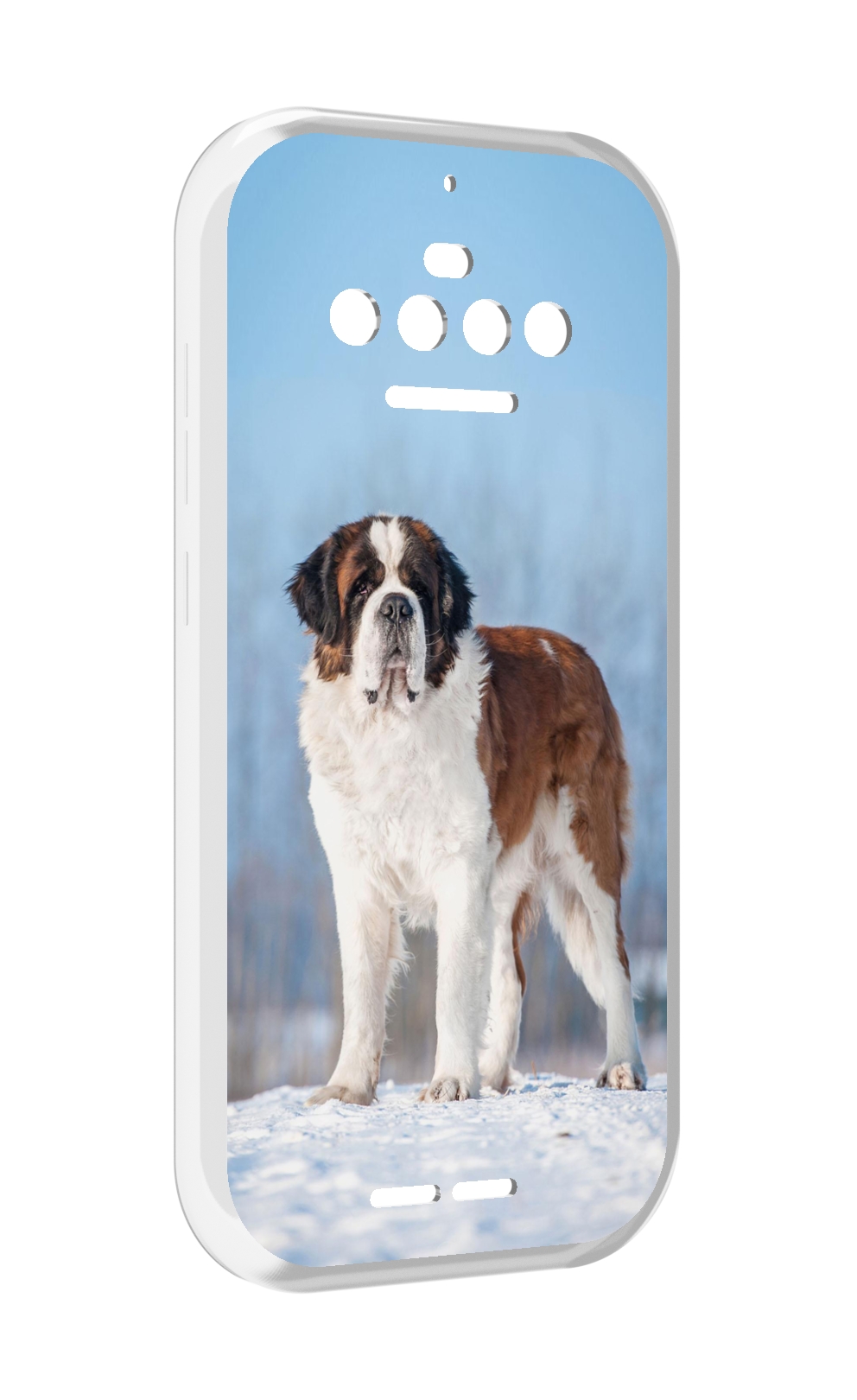 

Чехол MyPads сенбернар для Oukitel F150 R2022, Прозрачный, Tocco