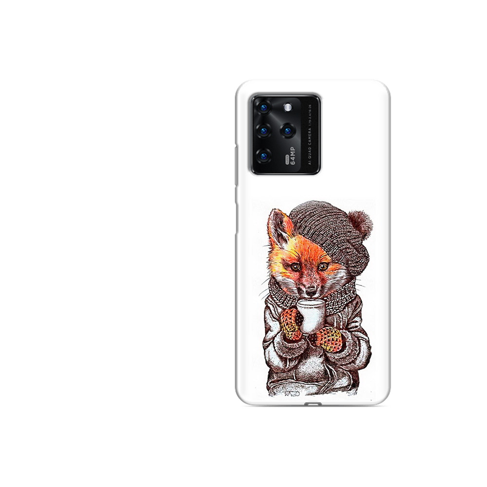 

Чехол MyPads Tocco для ZTE V30 лиса в шапке (PT226947.476.437), Tocco