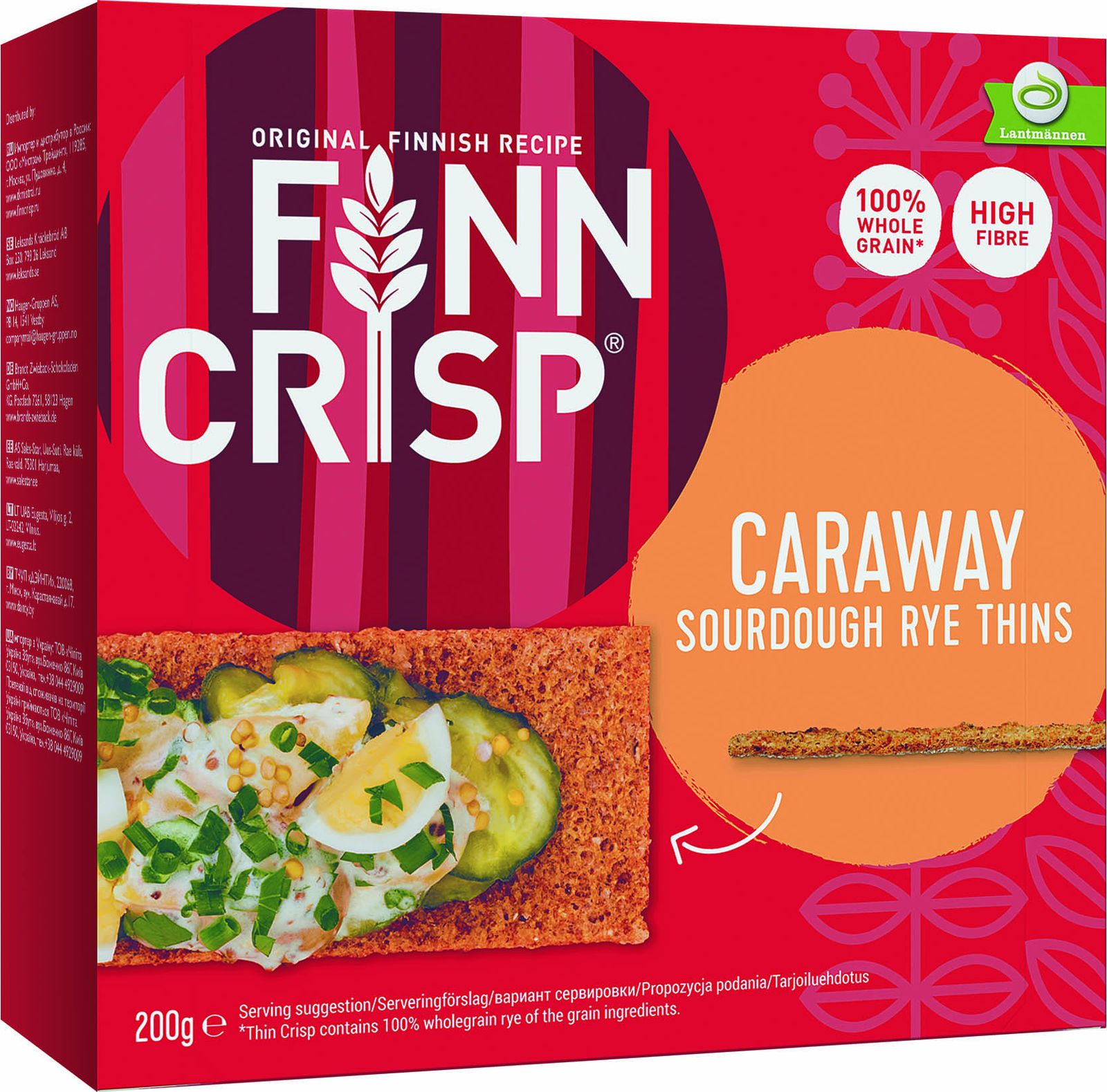 

Сухарики Finn Crisp с тмином 200 г