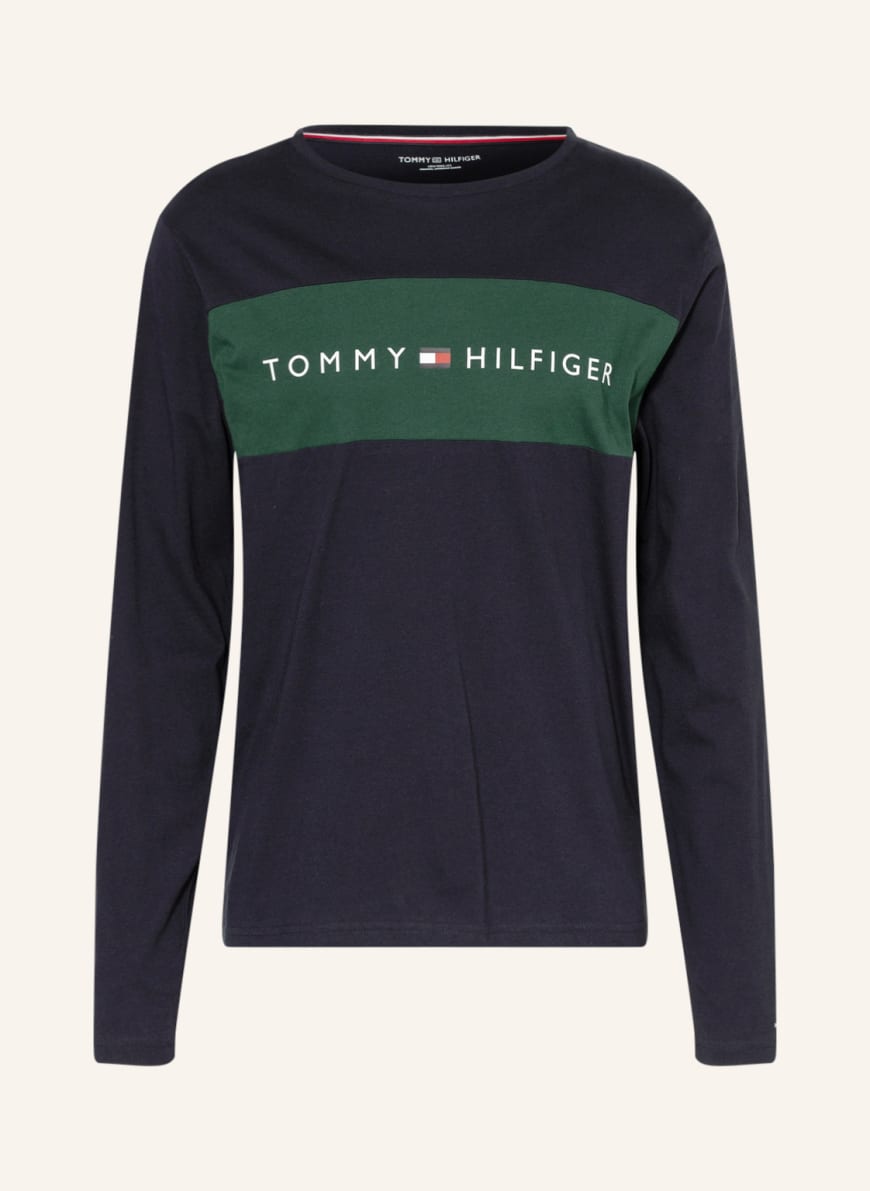 фото Лонгслив домашний мужская tommy hilfiger 1001193834 синяя xl (доставка из-за рубежа)