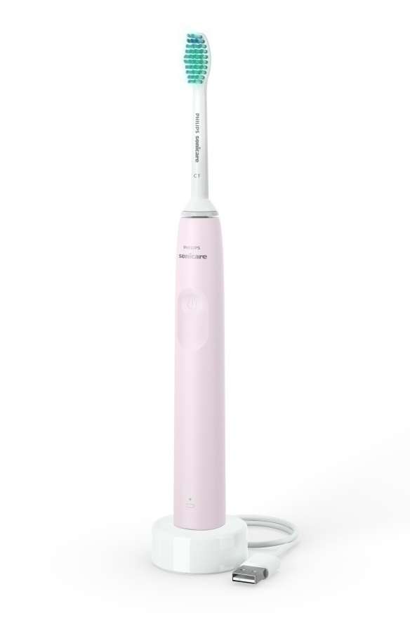 фото Электрическая зубная щетка philips sonicare 2100 series hx3651/11 white/pink