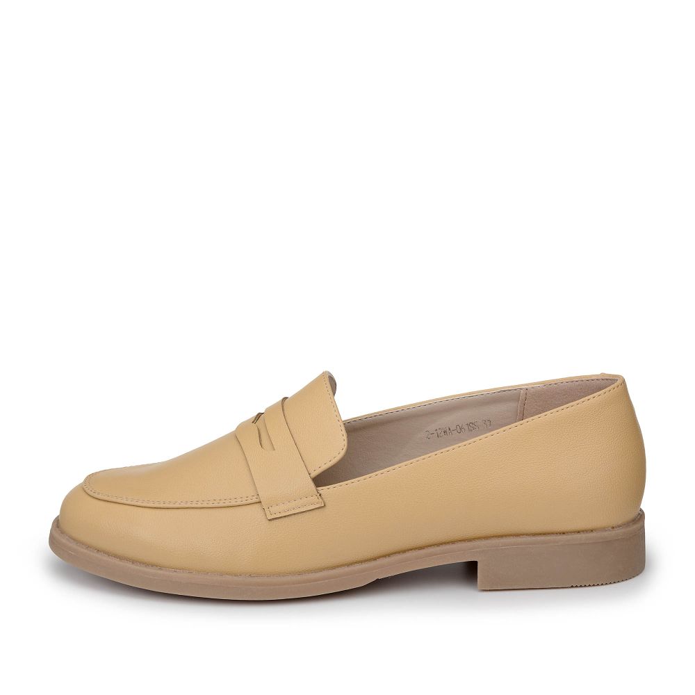 

Лоферы женские INSTREET 2-12WA-061SS желтые 38 RU, 2-12WA-061SS