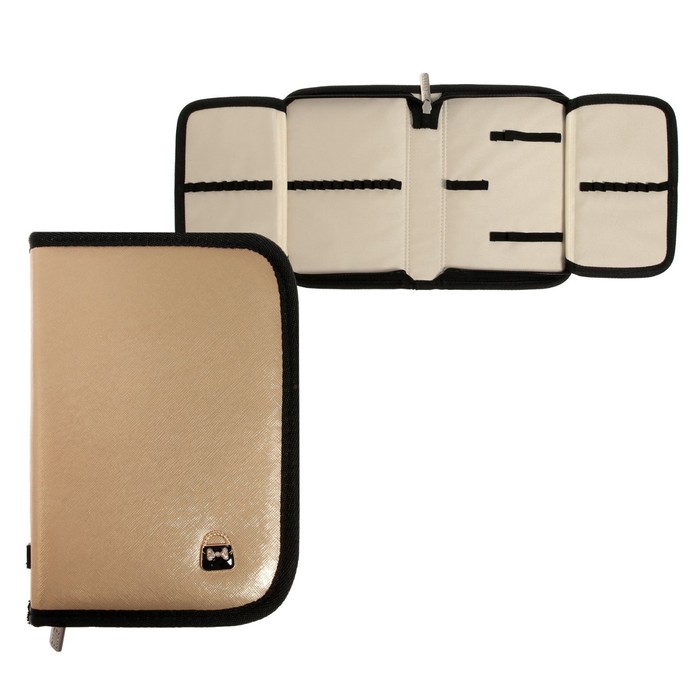 

Пенал 1 секция deVENTE Women's bagn, 140 х 205 мм, кожзам, металлик, золотой