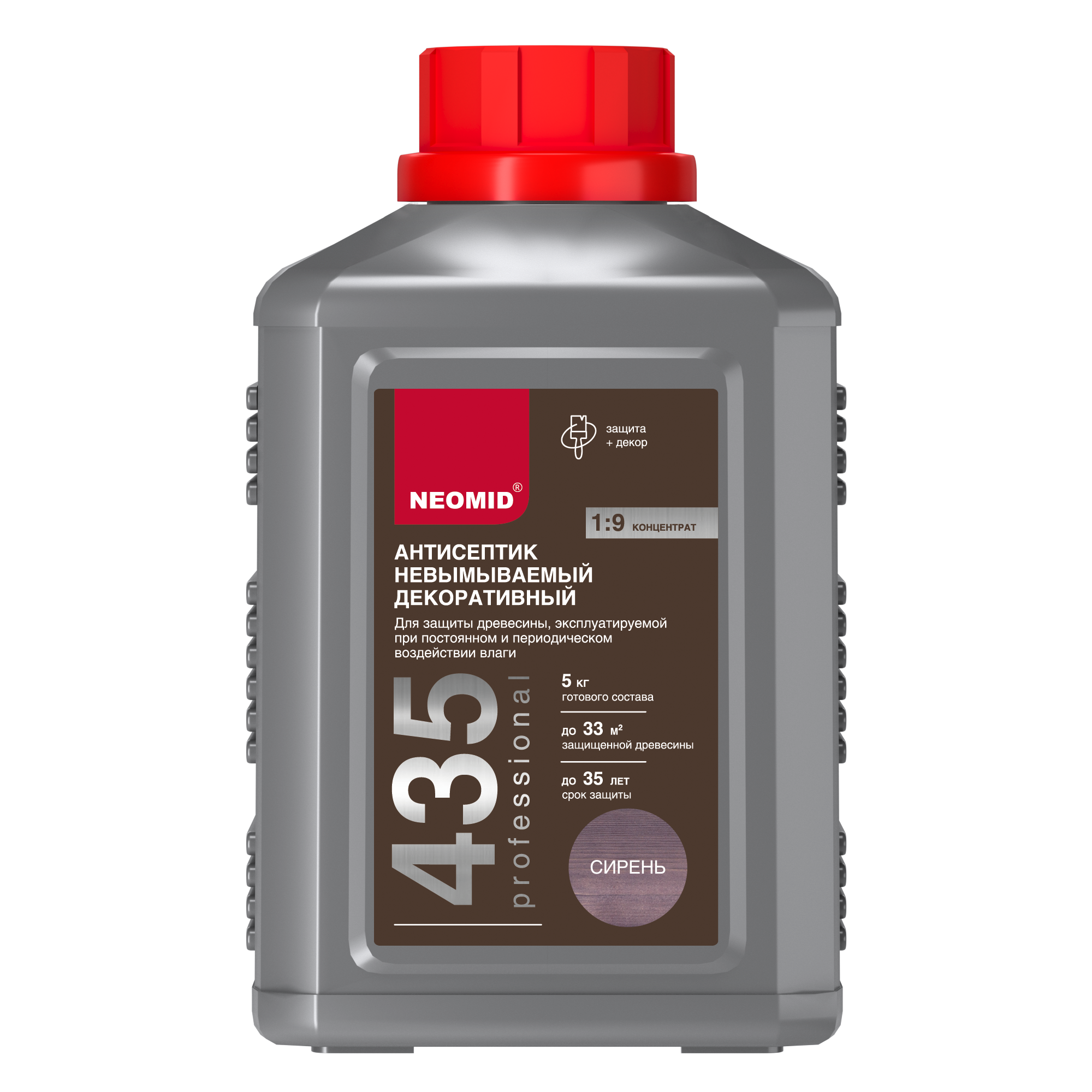 

Антисептик для дерева невымываемый NEOMID 435 Сирень, 0.5 кг