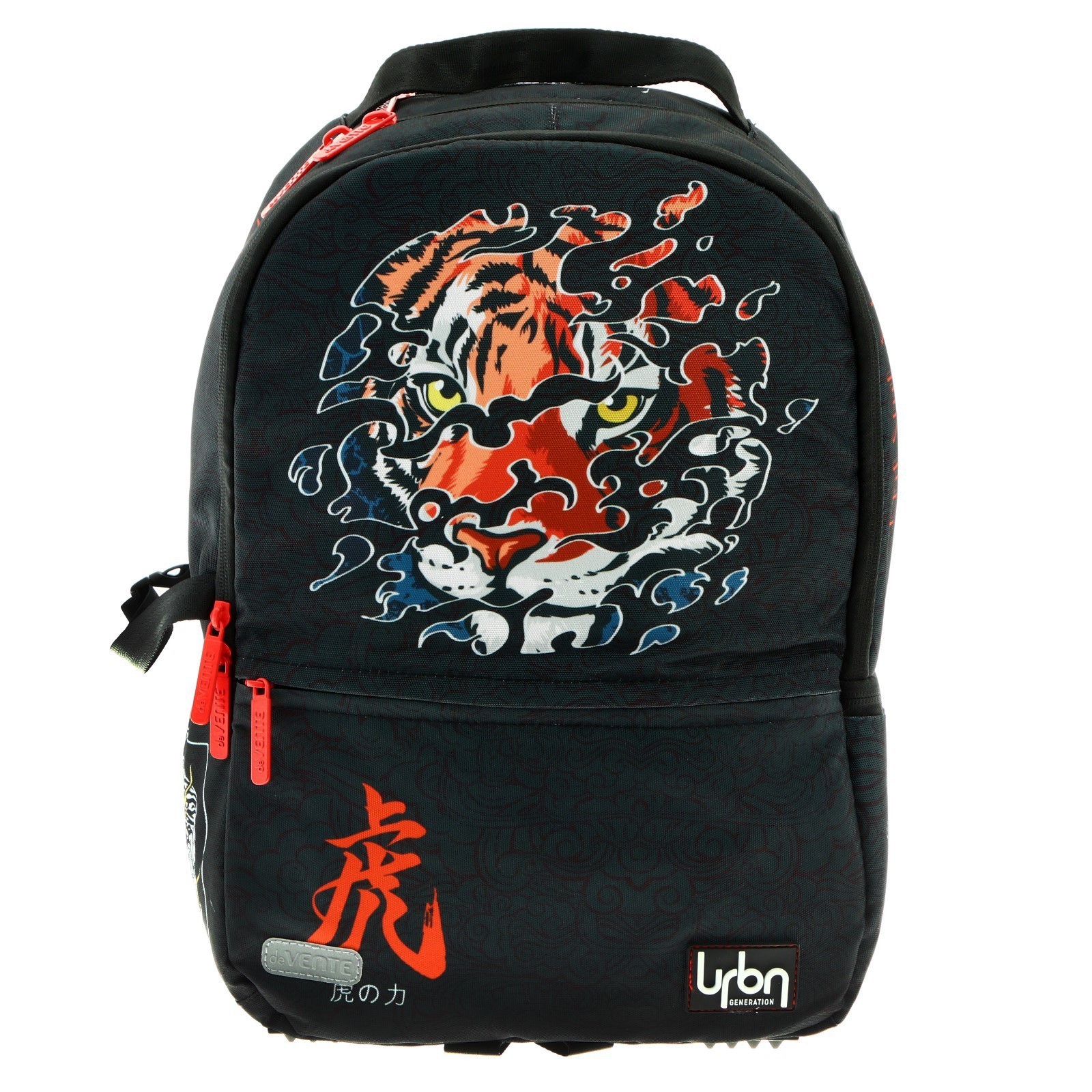 Рюкзак usb и аудио выход deVENTE Red Label Tiger 39 х 30 х 17 см чёрный/оранжевый