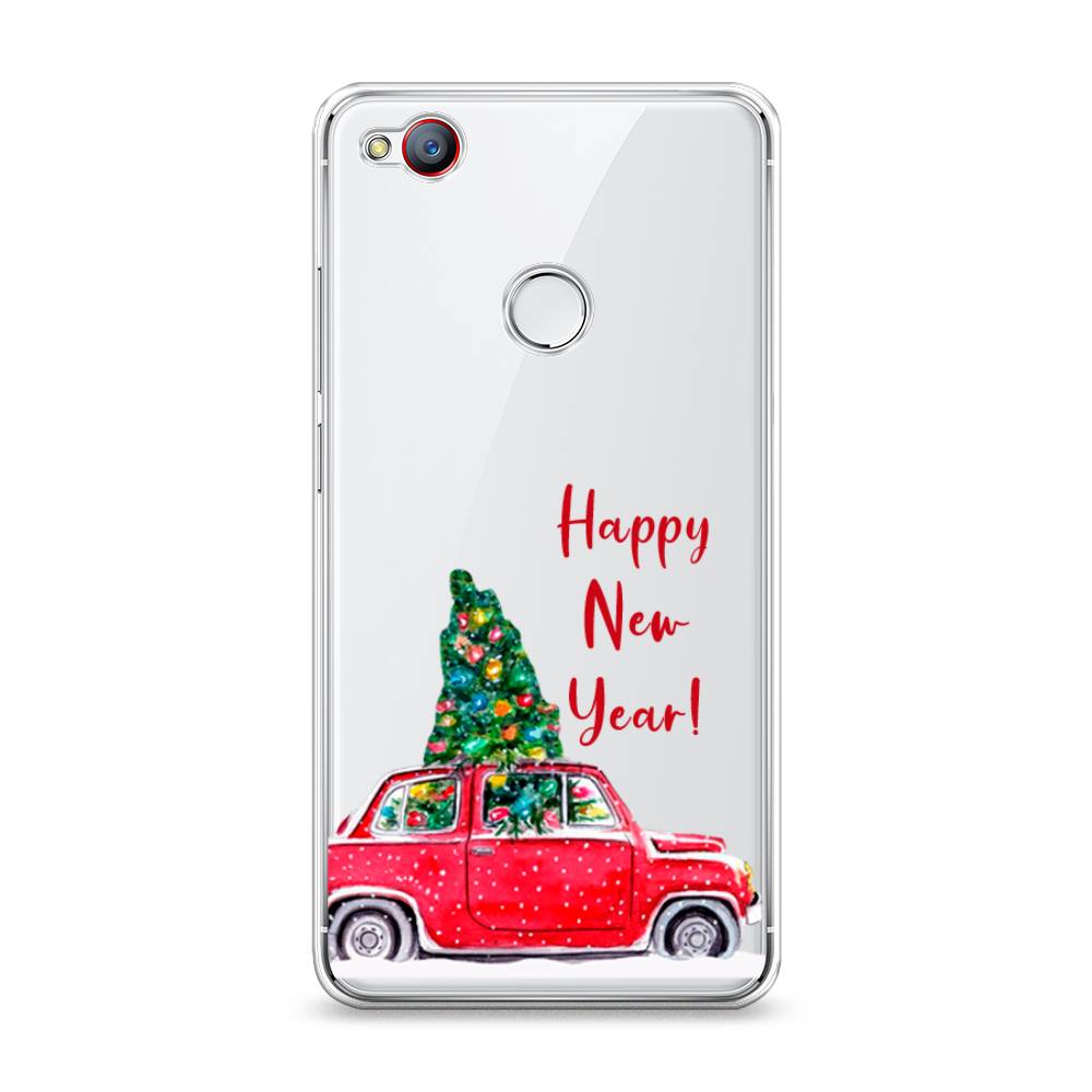

Чехол на ZTE Nubia Z11 Mini "Happy New Year", Красный;зеленый, 131550-5