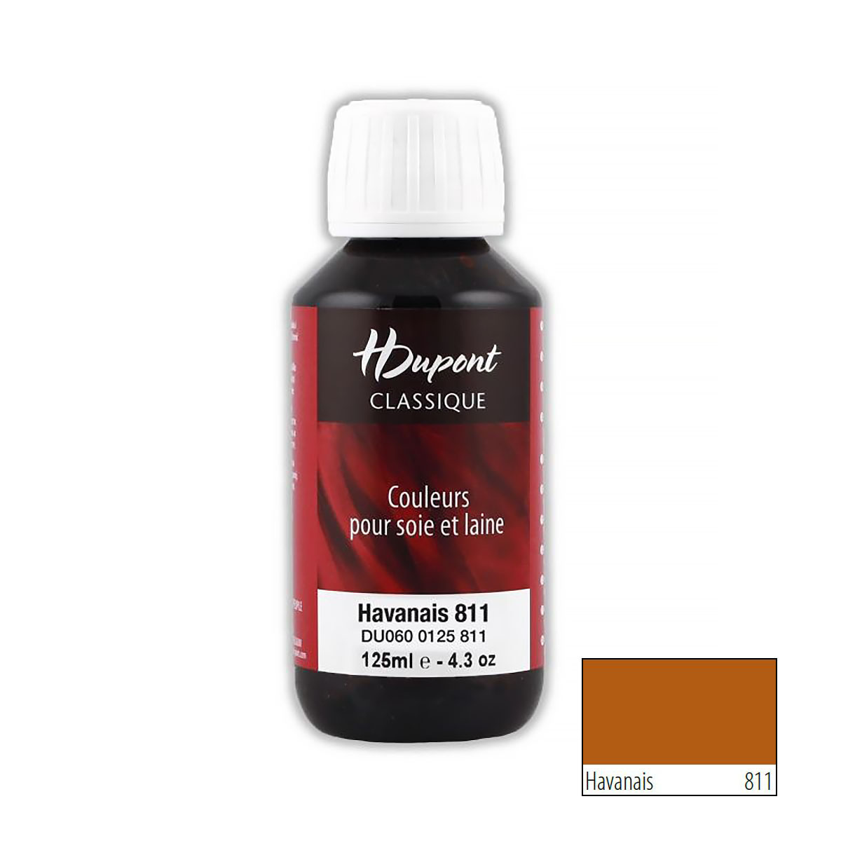 

DU0600125 Краска для шелка Classiс, 125мл, H Dupont (811 табачный), Разноцветный, 7732938