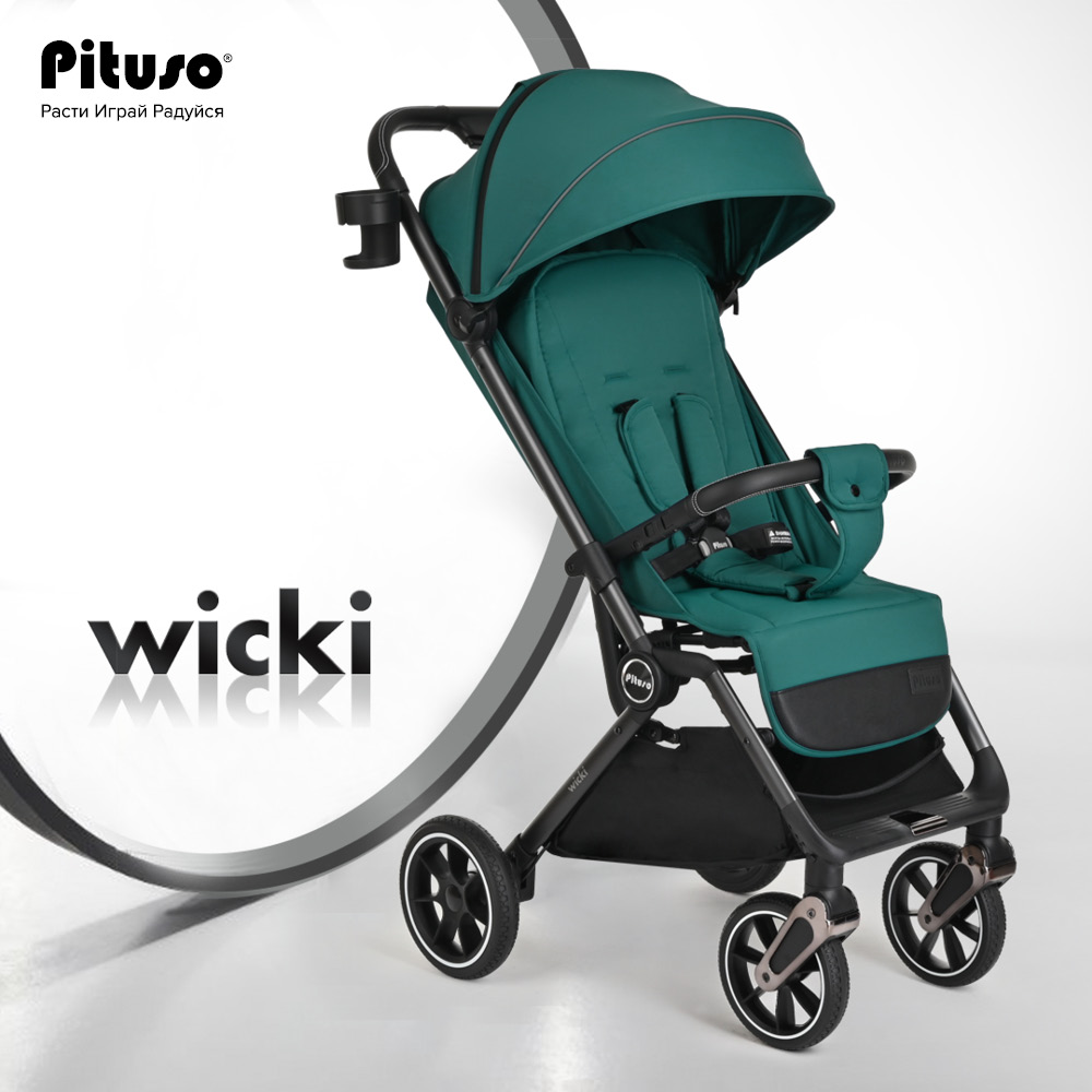 

Прогулочная коляска Pituso Wicki Изумруд, Wicki