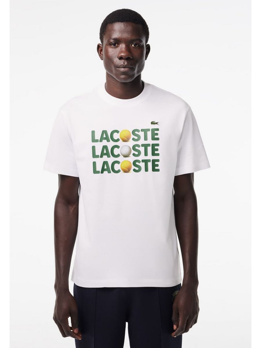

Футболка мужская Lacoste LA222O0F0 белая M, Белый, LA222O0F0