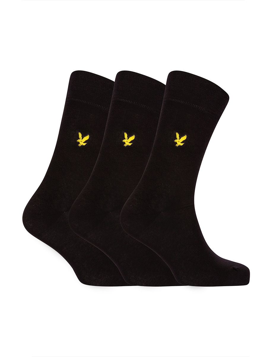 Комплект носков мужских Lyle&Scott LSSK500_5003 черных 1