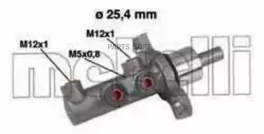 

Тормозной цилиндр Metelli 050439
