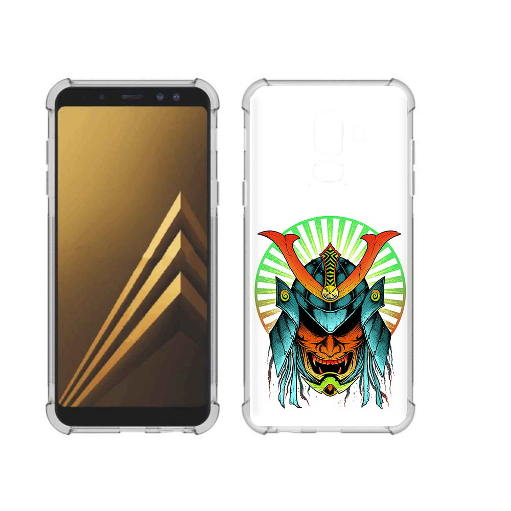 

Чехол MyPads Tocco для Samsung Galaxy A6+ (2018) ешимитсу рисунок (PT111520.594.345), Прозрачный, Tocco