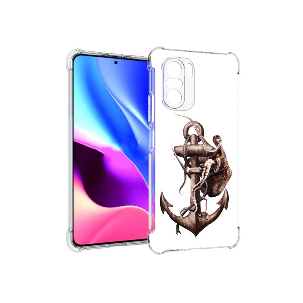 

Чехол MyPads Tocco для Xiaomi Redmi K40 ржавый якорь (PT158239.260.579), Прозрачный, Tocco